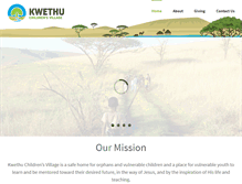 Tablet Screenshot of kwethu.com